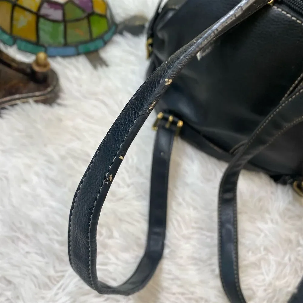 Nine West  Conversion Black Backpack & Purse Front Buckle Pocket
